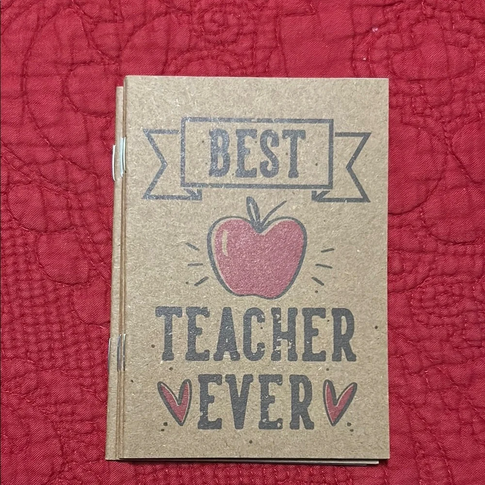 Inspirational Teacher small notebooks.